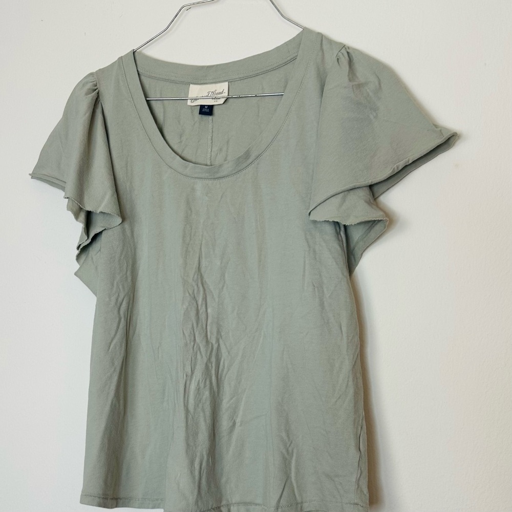 Universal Thread Short Sleeves Raffle Top - Picture 2 of 6